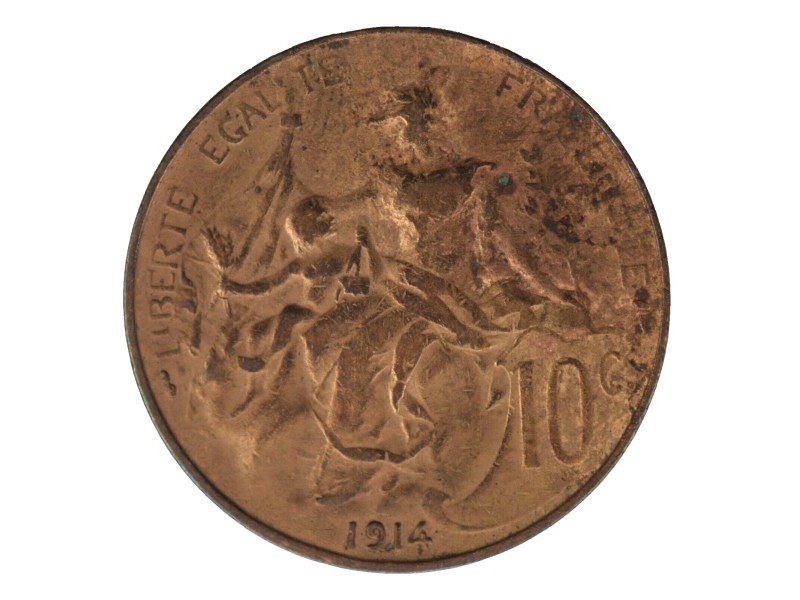 10 Centimes Dupuis 1914 bronze