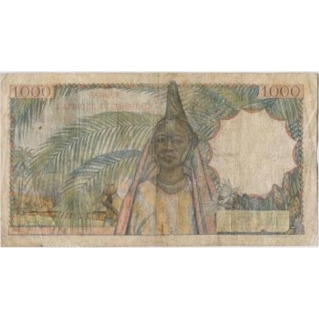 1000 Francs Afrique occidentale Française (AOF) 1950-P.42
