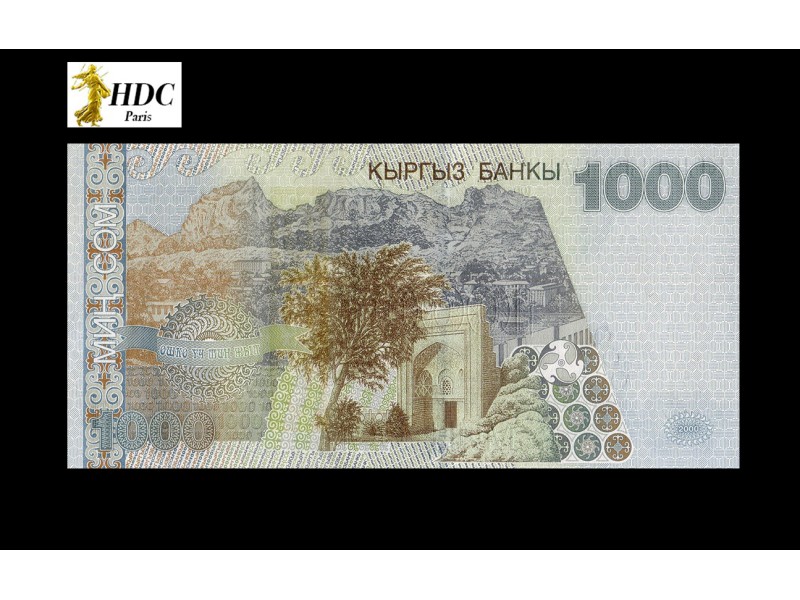 1000 Som KIRGHIZISTAN 2000 P.18