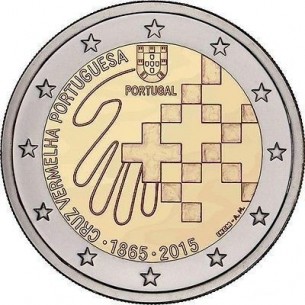 2 Euros com Portugal 2015-  Croix-Rouge portugaise