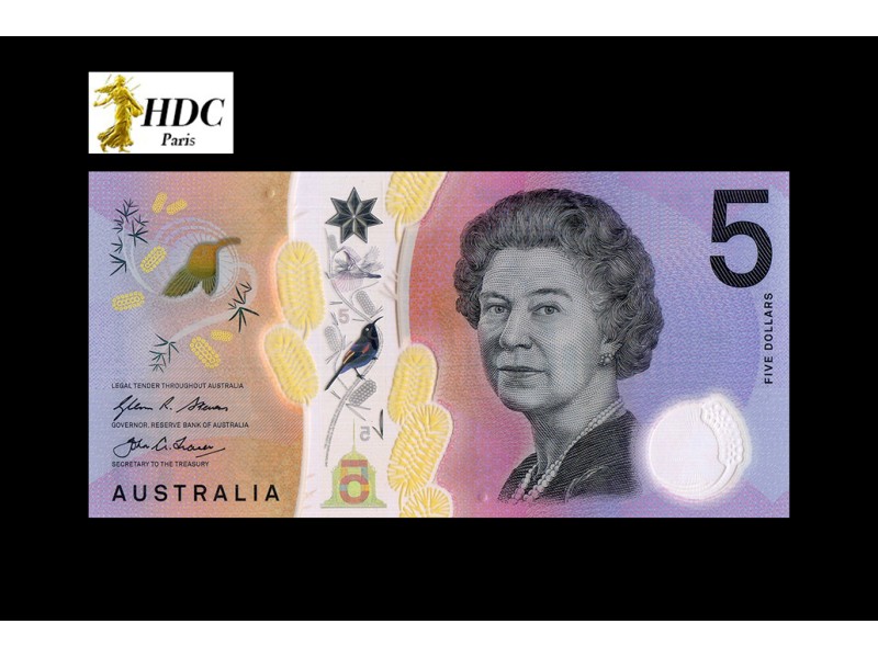 billet 5 Dollars Australie  2016 P-62|horizondescollectionneurs.com