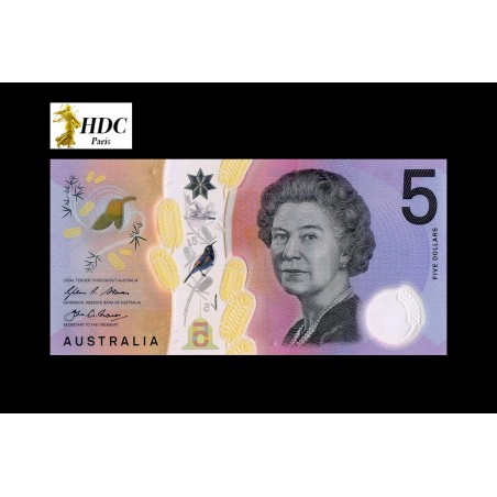 billet 5 Dollars Australie  2016 P-62|horizondescollectionneurs.com