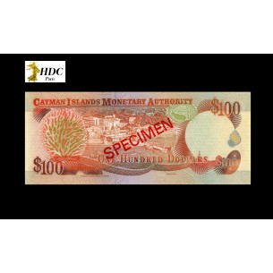 100 Dollars Spécimen ÎLES CAIMANS 1998 P.25CS4 2