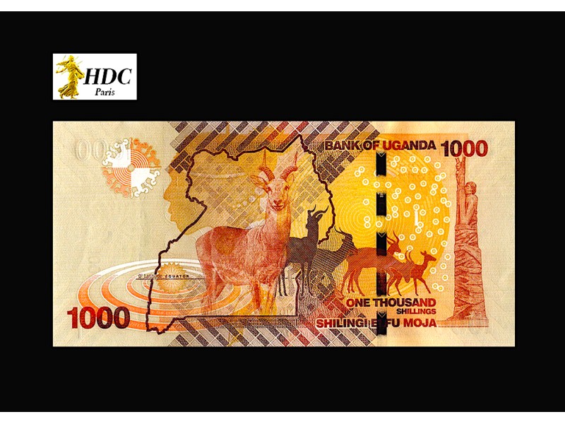 1000 Shillings OUGANDA 2010 P.49a