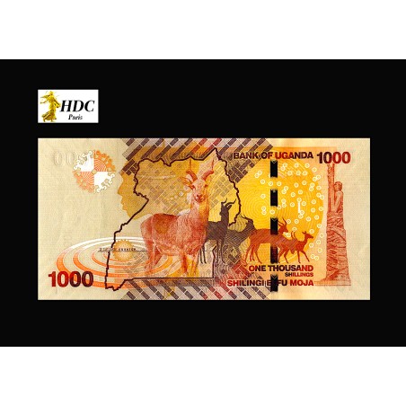 1000 Shillings OUGANDA 2010 P.49a
