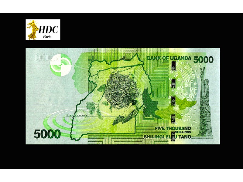 5000 Shillings OUGANDA 2010 P.51a