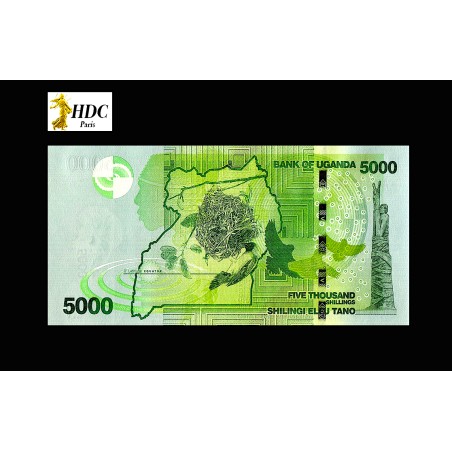 5000 Shillings OUGANDA 2010 P.51a