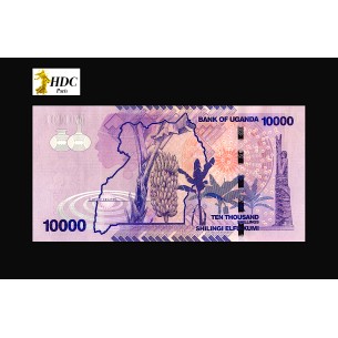 10000 Shillings OUGANDA 2010 P.52a 2