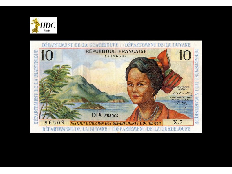 10 Francs ANTILLES FRANÇAISES 1964