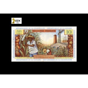 10 Francs ANTILLES FRANÇAISES 1964 P.8a 2