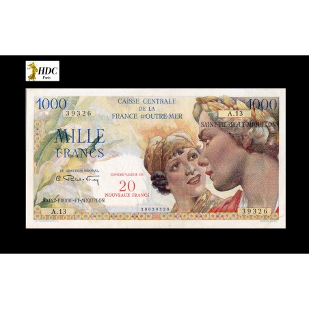 20 NF sur 1000 Francs  1964 P.34