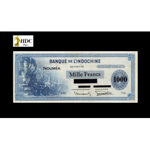 1000 Francs NOUVELLE CALÉDONIE 1944 P.45
