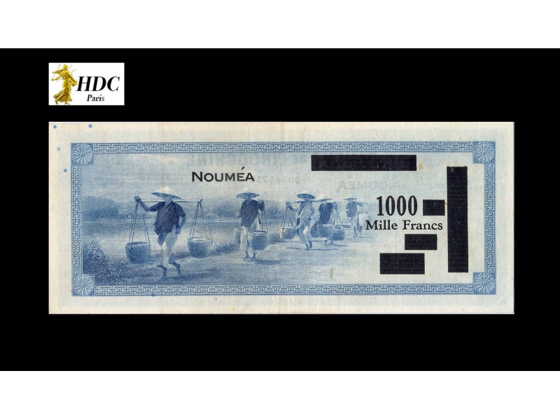 1000 Francs NOUVELLE CALÉDONIE 1944 P.45