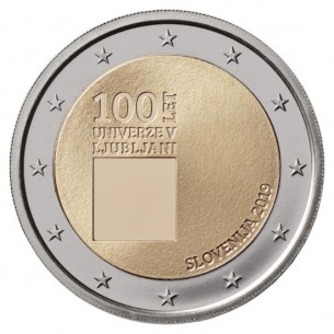 SLOVÉNIE 2 Euros Commémorative 2019 - Centenaire de la fondation de l'Université de Ljubljana