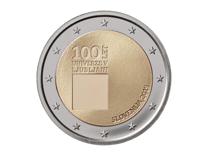 SLOVÉNIE 2 Euros Commémorative 2019 - Centenaire de la fondation de l'Université de Ljubljana