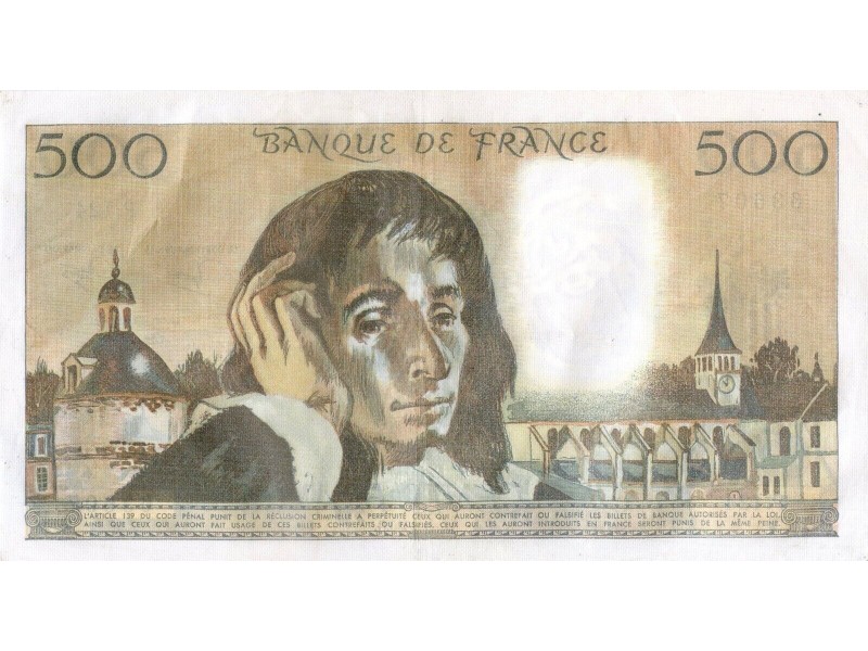 500 Francs PASCAL 1980 F.71.22 - Alphabet P.124/63607