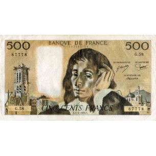 500 Francs PASCAL 1976 F.71.14 - Alphabet G .58/87778
