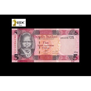 5 Pounds SOUDAN DU SUD 2015 P.11