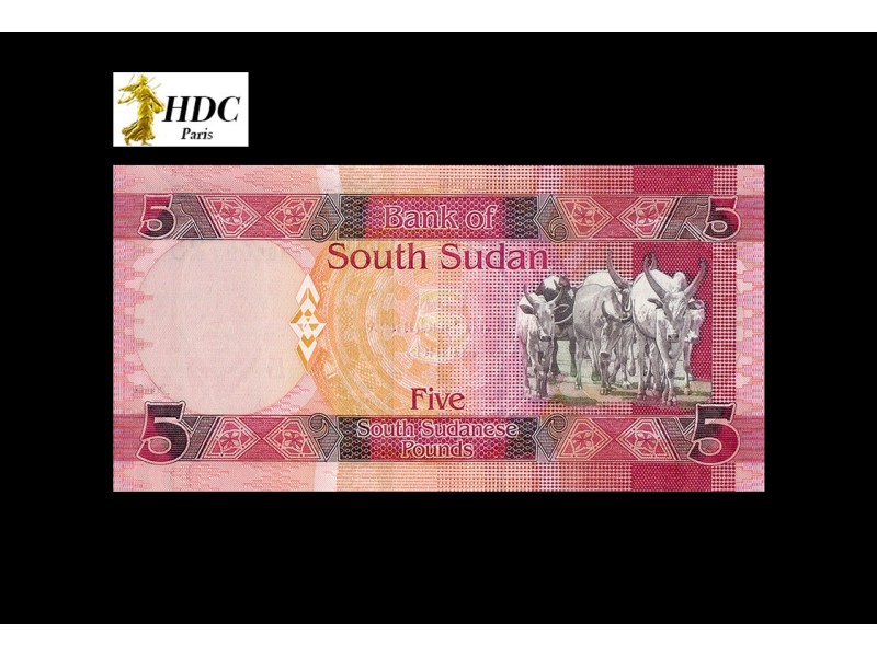 5 Pounds SOUDAN DU SUD 2015 P.11