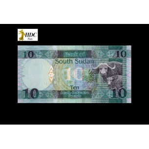 10 Pounds SOUDAN DU SUD 2015 P.12a 2