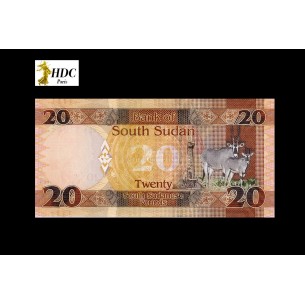 20 Pounds SOUDAN DU SUD 2015 P.13