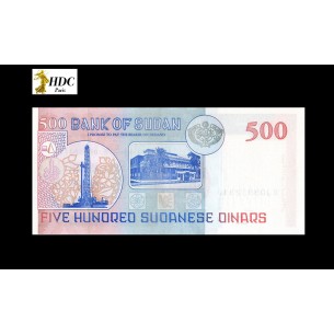 500 Dinars SOUDAN 1998 P.58b 2