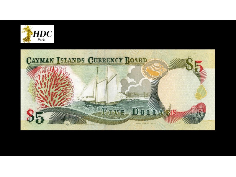 5 Dollars ÎLES CAIMANS 1996 P.17