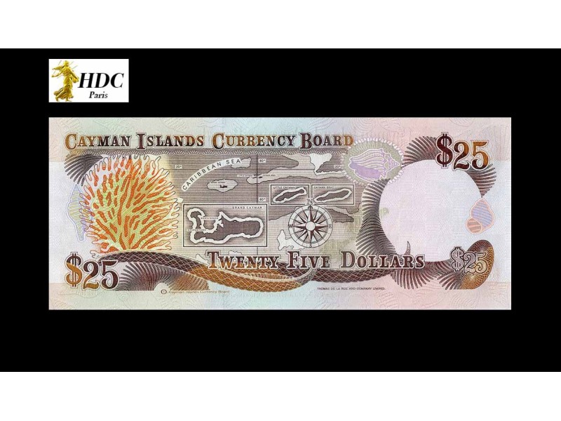 25 Dollars ÎLES CAIMANS 1991 P.14
