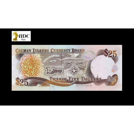 25 Dollars ÎLES CAIMANS 1991 P.14