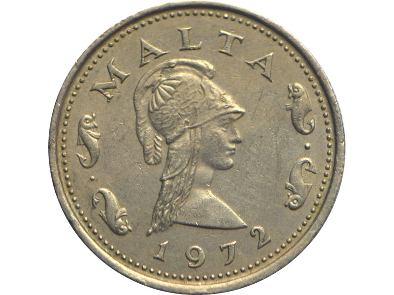 2 Cents MALTE 1972