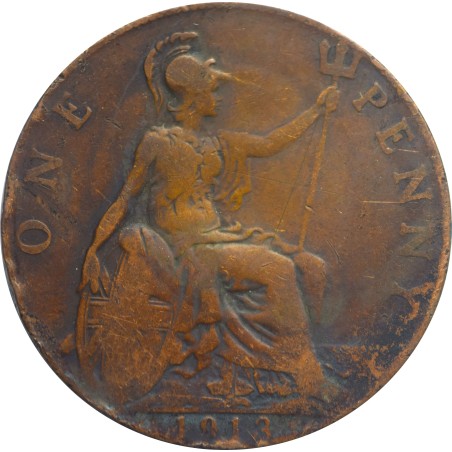 1 Penny ROYAUME-UNI 1913 Bronze