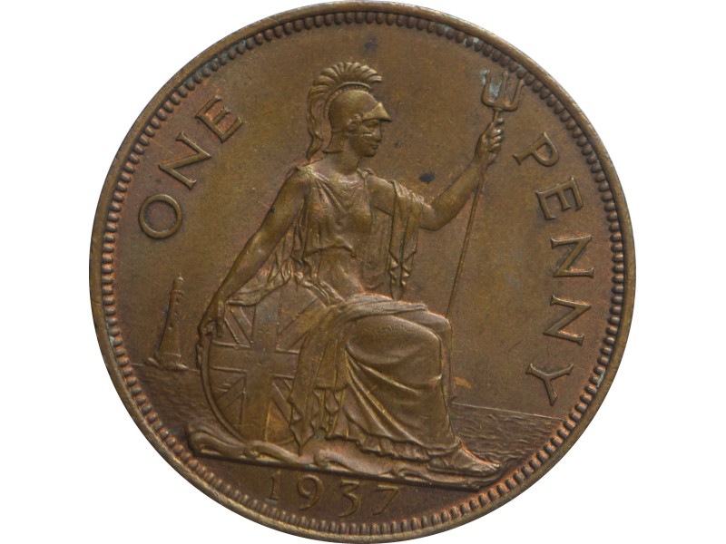 1 Penny ROYAUME -UNI 1937 SUP+