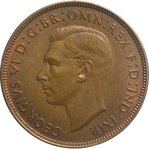 1 Penny ROYAUME -UNI 1937 SUP+