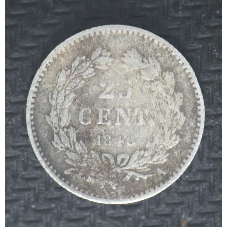25 Centimes LOUIS PHILIPPE Ier 1846 Paris
