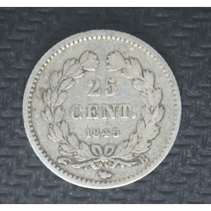 25 Centimes LOUIS PHILIPPE I 1845 Rouen TB 2