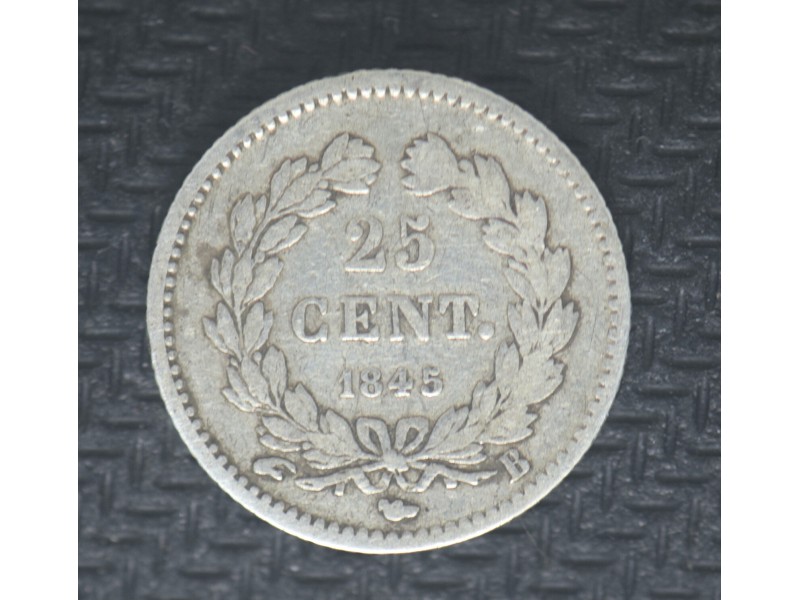 25 Centimes LOUIS PHILIPPE I 1845 Rouen TB