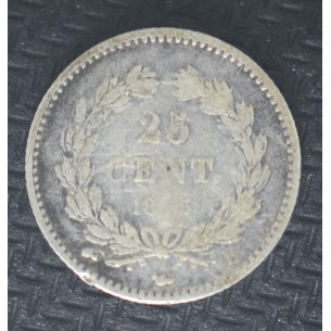 25 Centimes LOUIS PHILIPPE I 1845 Rouen TB 2