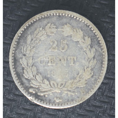 25 Centimes LOUIS PHILIPPE I 1845 Rouen TB