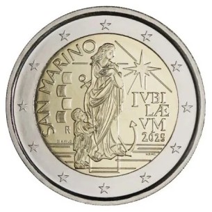 BU 2 Euros SAINT MARIN 2025, Année Sainte 2