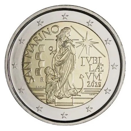 BU 2 Euros SAINT MARIN 2025, Année Sainte