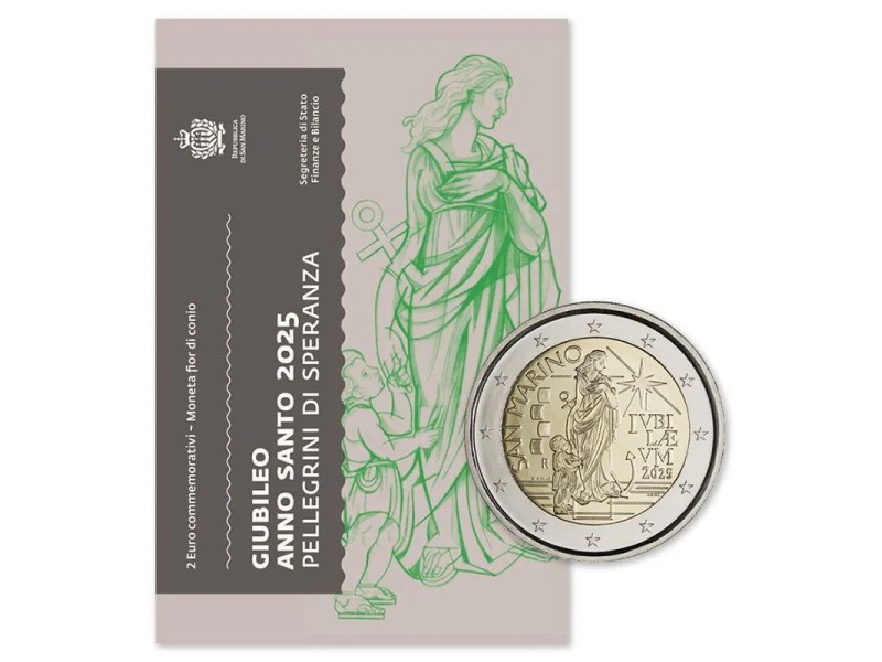 2 Euros SAINT MARIN 2025 BU - Année Sainte