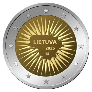 2 Euros LITUANIE 2025 Défense