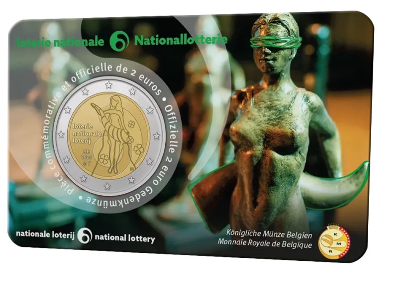 BU COINCARD 2 Euros BELGIQUE 2025, Loterie
