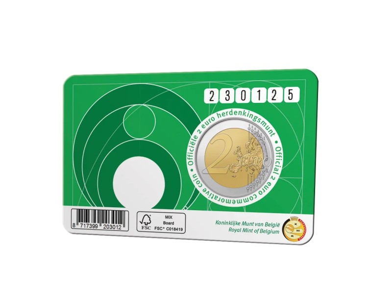 BU COINCARD 2 Euros BELGIQUE 2025, Loterie