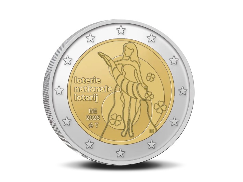 BU COINCARD 2 Euros BELGIQUE 2025, Loterie