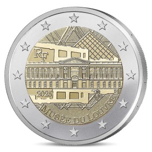 BU, 2 Euros FRANCE 2025 Le Louvre, Venus Milo 2