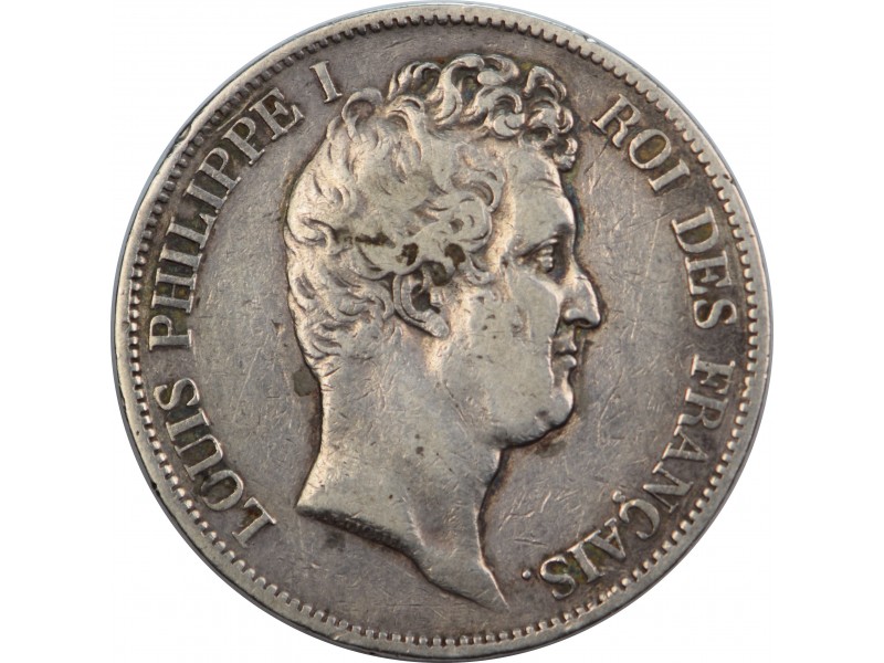 pièce 5 Francs LOUIS PHILIPPE I 1830 PARIS