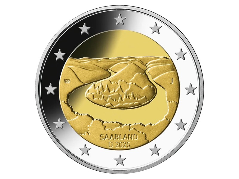2 Euros ALLEMAGNE 2025, Sarre atelier A