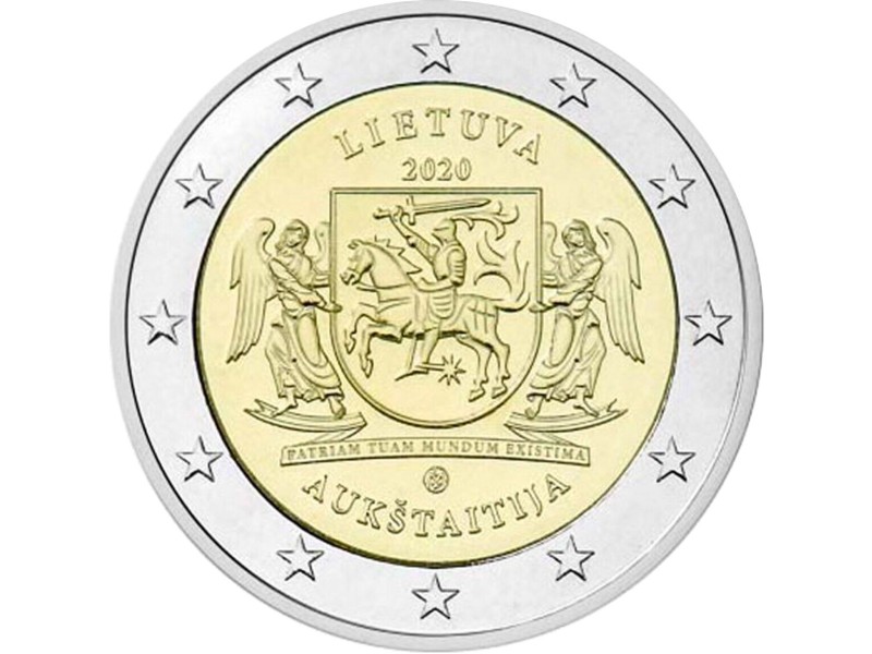 2 Euros LITUANIE 2020  - Aukstaitija