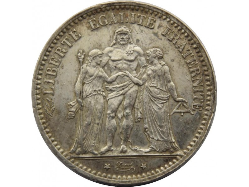 5 Francs Hercule 1873 A